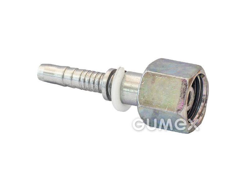 DKOS, DN6, Überwurfmutter M16x1,5, schwere Serie, Dichtung am Konus 24°, Stahl, 
